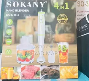 Sokany 4 in 1 Blender (Delivery Service)