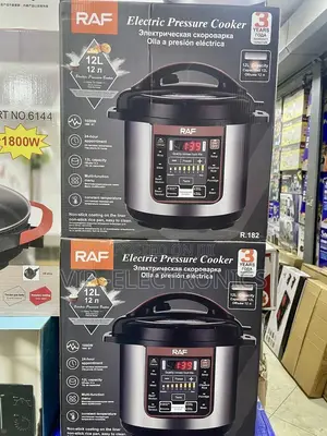 RAF Electric Pressure Cooker.12-Liter Capacity and Powerful 1600W