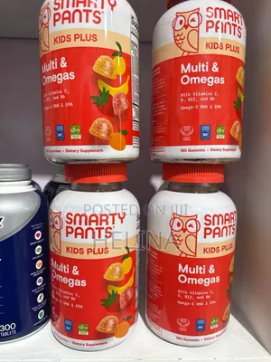 Smarty Pants Kids Multivitamin +Omega 3 180 Gummies Original From USA