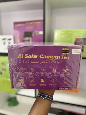 Honton Ultra HD WiFi Ai Solar Camera 3 in 1 (10x Zoom)