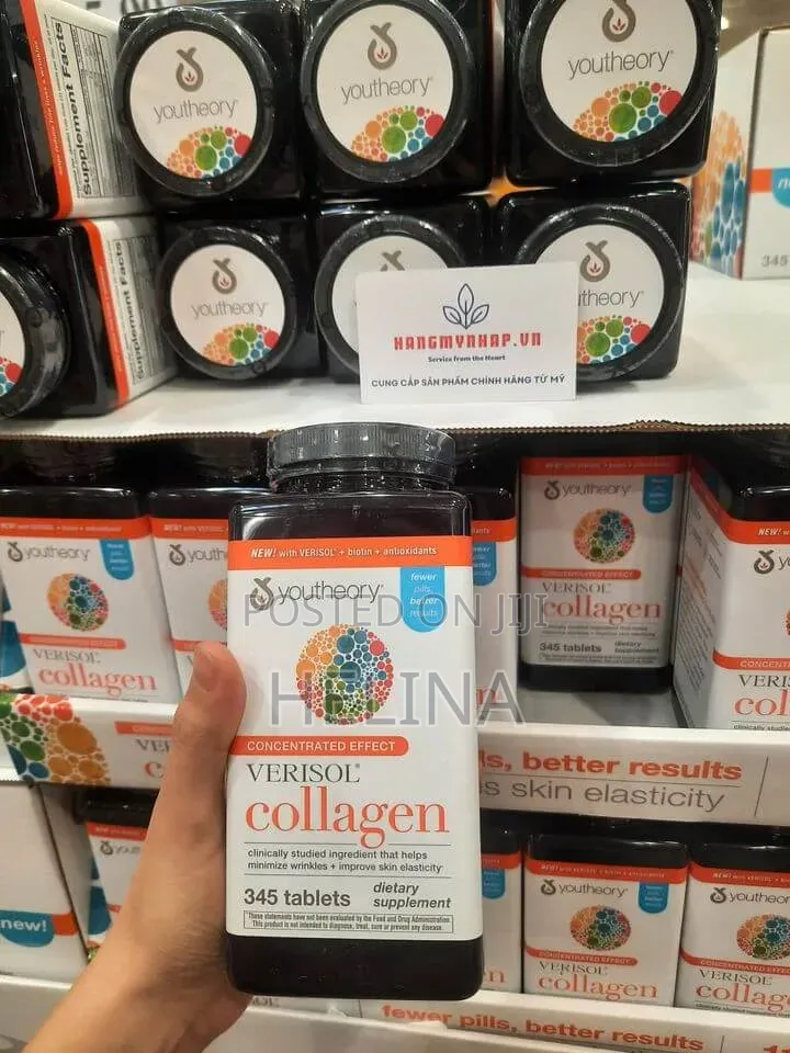 Youtheory Glows From the Inside Out Collagen 345 Tablets From USA
