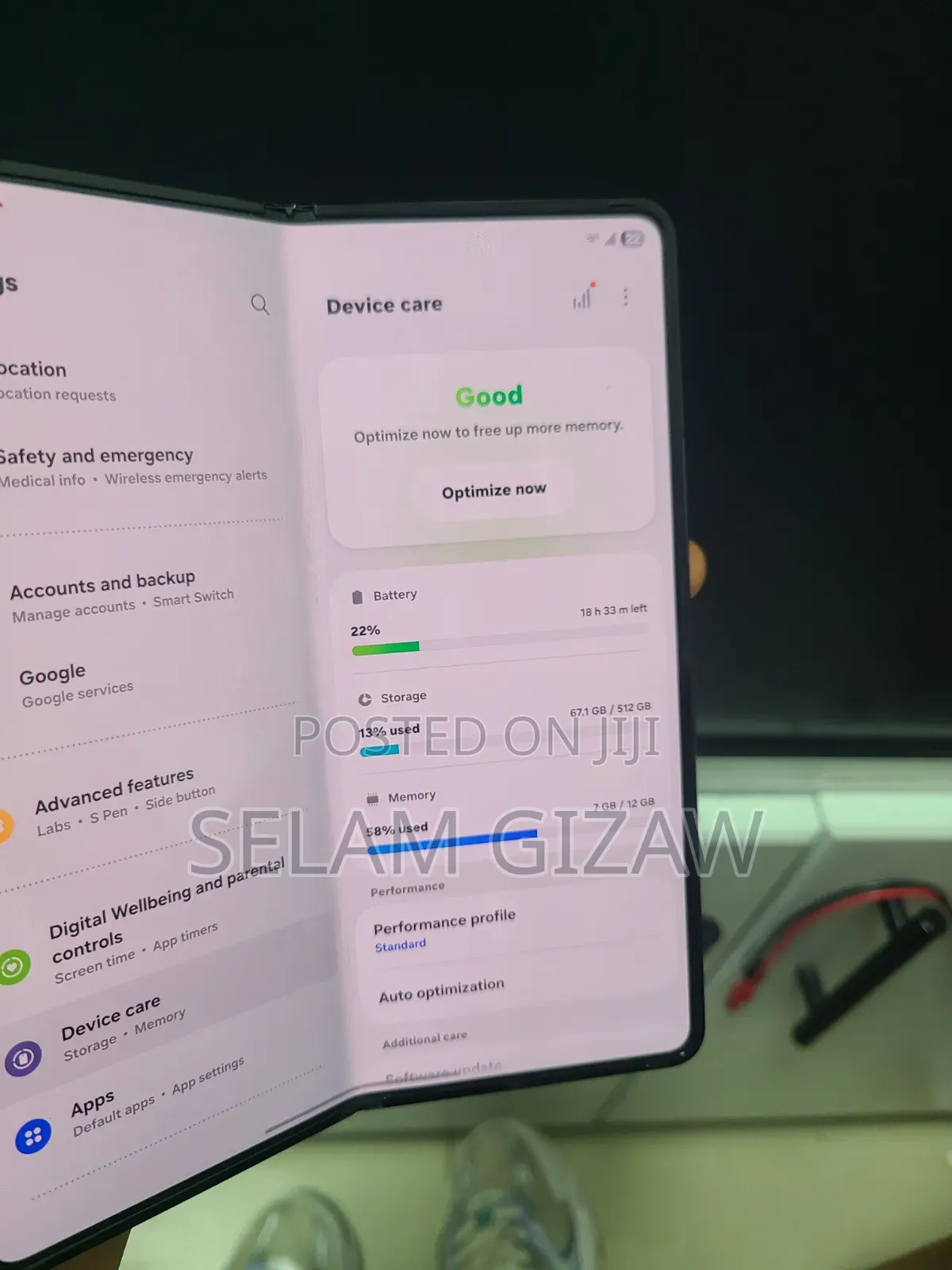 Samsung Galaxy Z Fold4 512 GB Black
