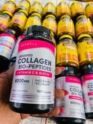 NEOCELL GRASSFED Collagen Peptides + Vitamin C Biotin 180 Caplets