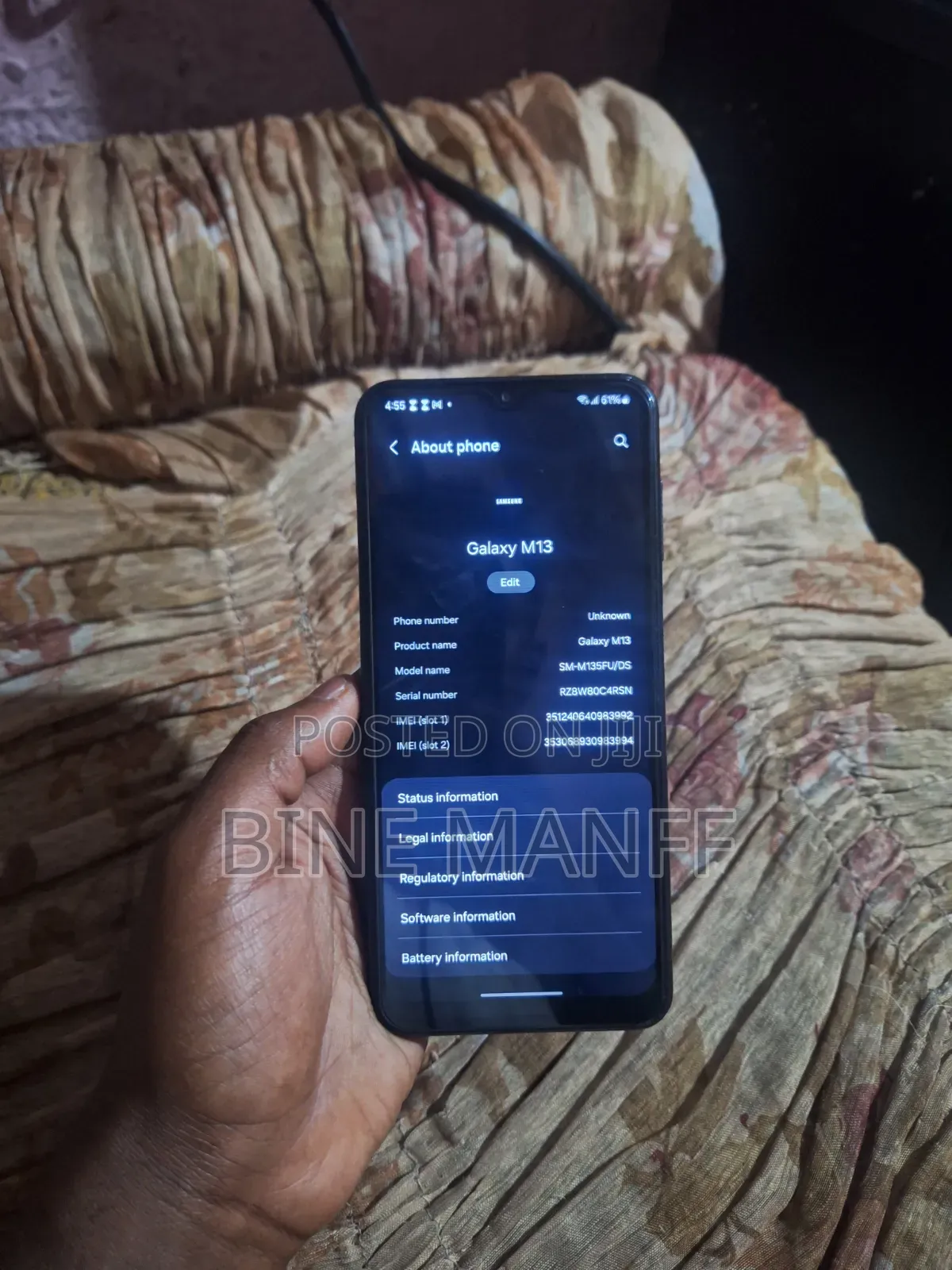 Samsung Galaxy M13 64 GB Black