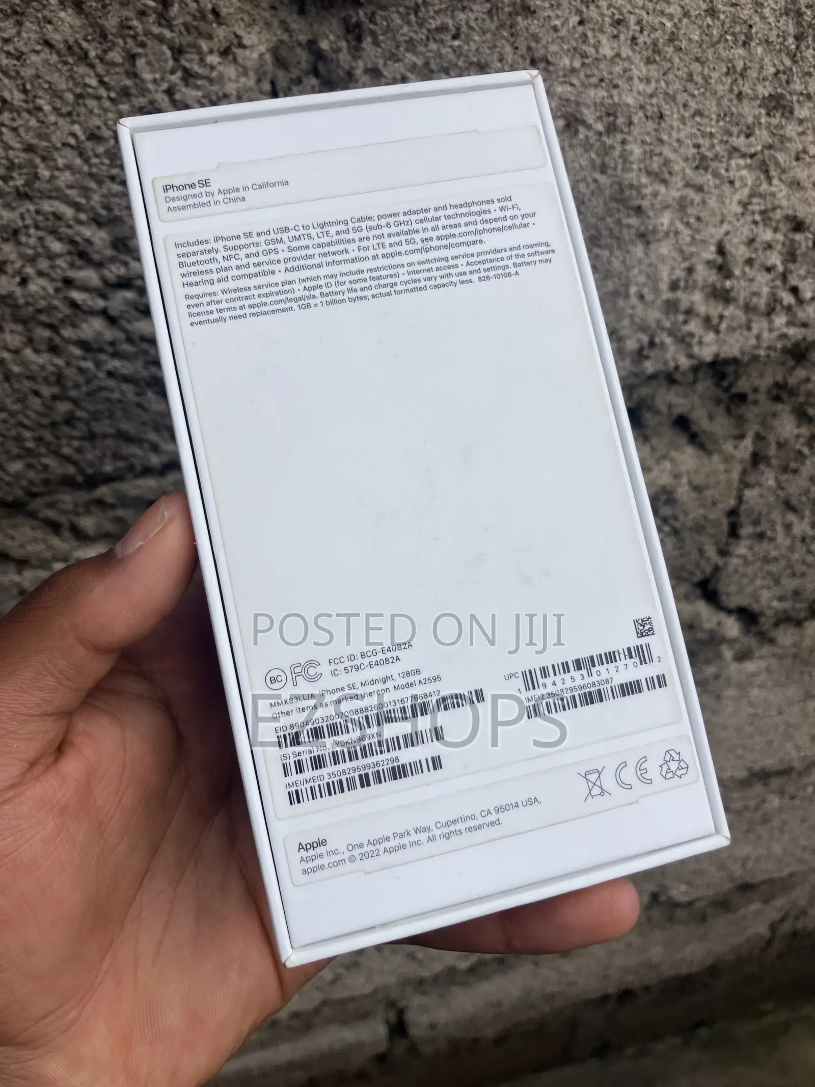 Apple iPhone SE (2022) 128 GB Black