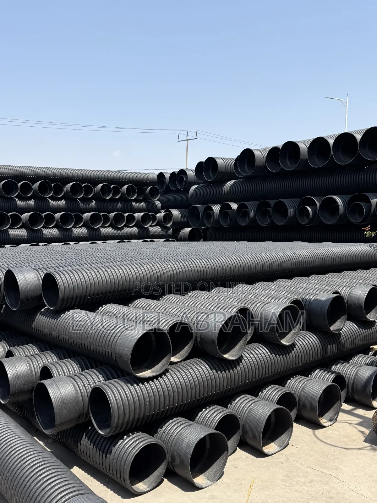 Single Wall Corrugated Pipe ጉሮሮ ኮንዲት