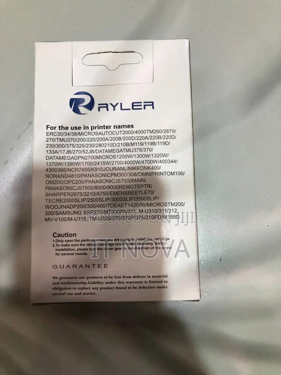 ERC-30 34 38 Ribbon Ink Cartridge Receipt Printer Black