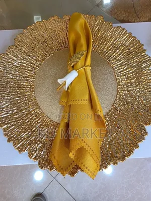 6pcs Luxury Table Setup Package (Plate, Napkin Holder, Napkin)