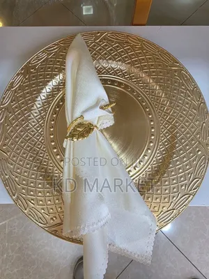 6pcs Luxury Table Setup Package (Plate, Napkin Holder, Napkin)