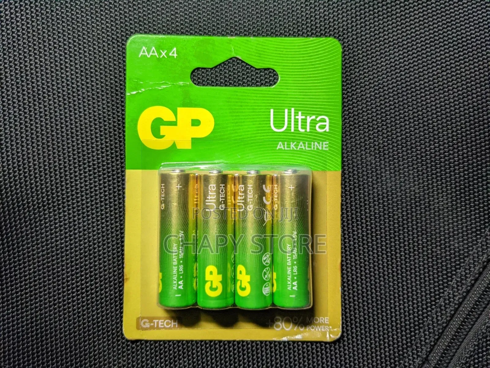 Gp Alkaline Battery AA ×4 (Golden)