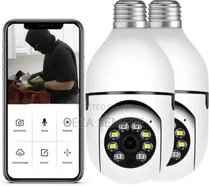 360° Smart Light Bulb Security Camera