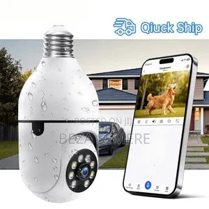 Full-Color Night Vision Light Socket Security Camera