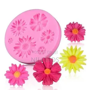 Flowers Shape Silicone Fondant Mould