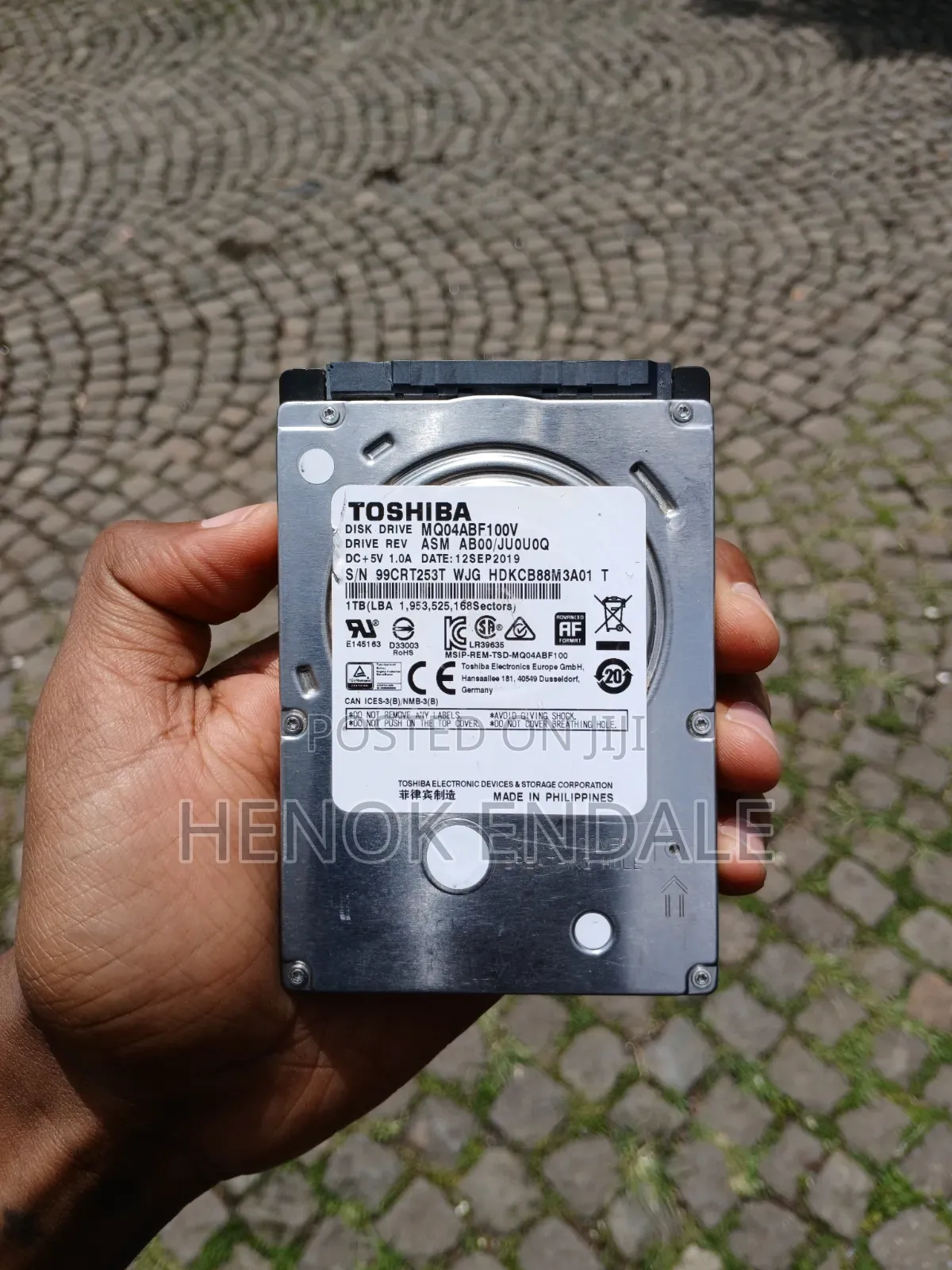 1TB Toshiba Hard Disk