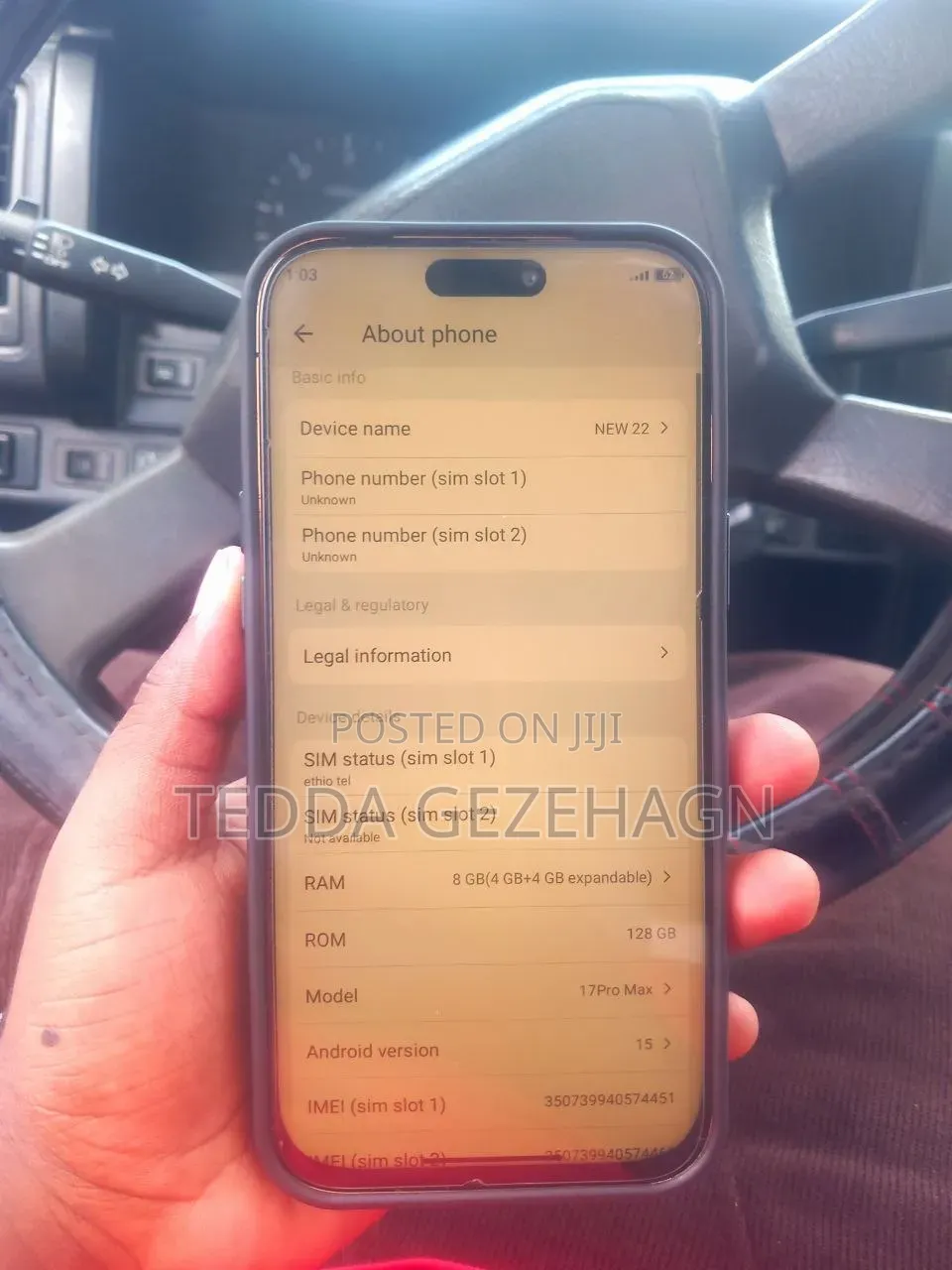 Oale 17Pro Max 128 GB Orange