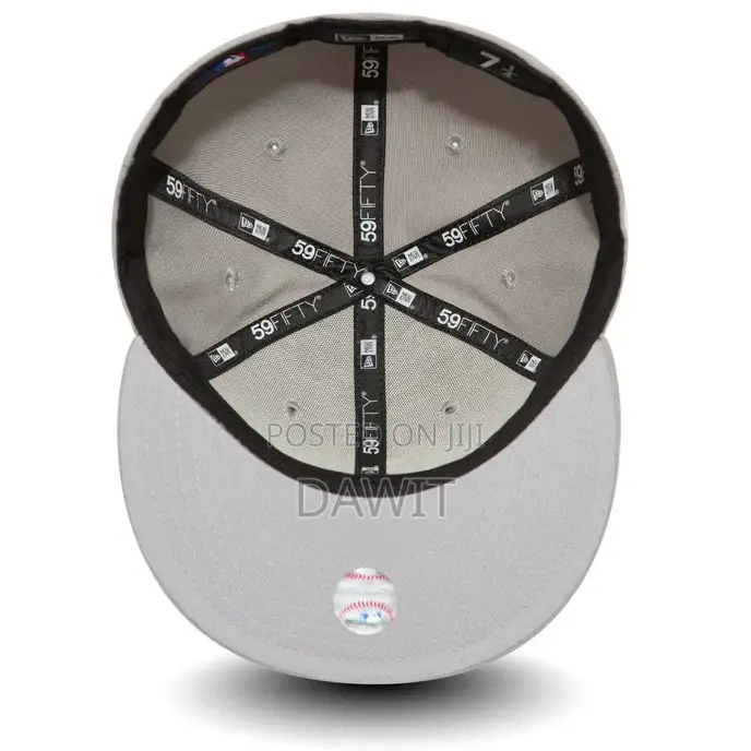 LA Dodgers MLB Basic Grey 59FIFTY Fitted Cap