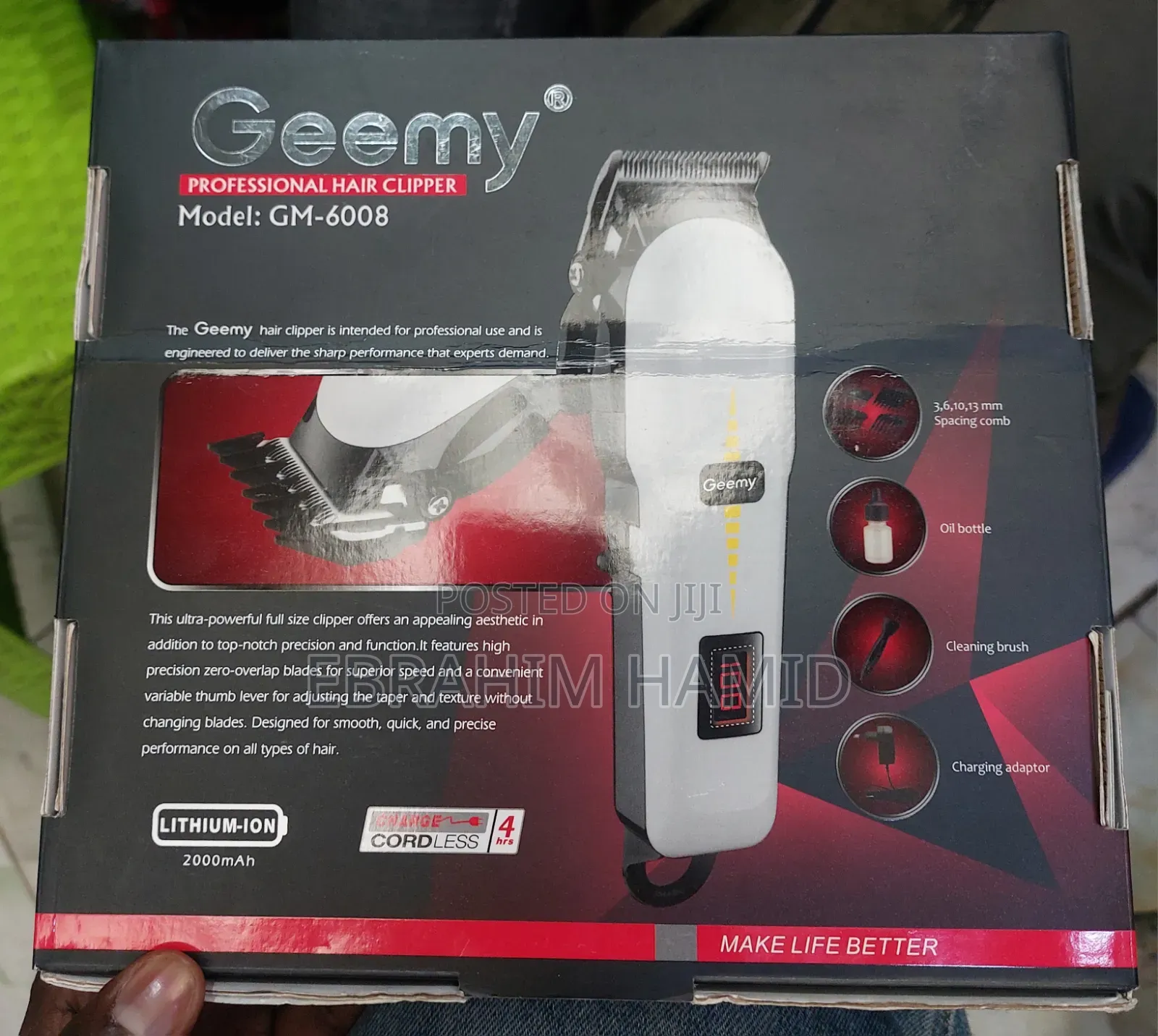 Geemy Professional Hair Clipper