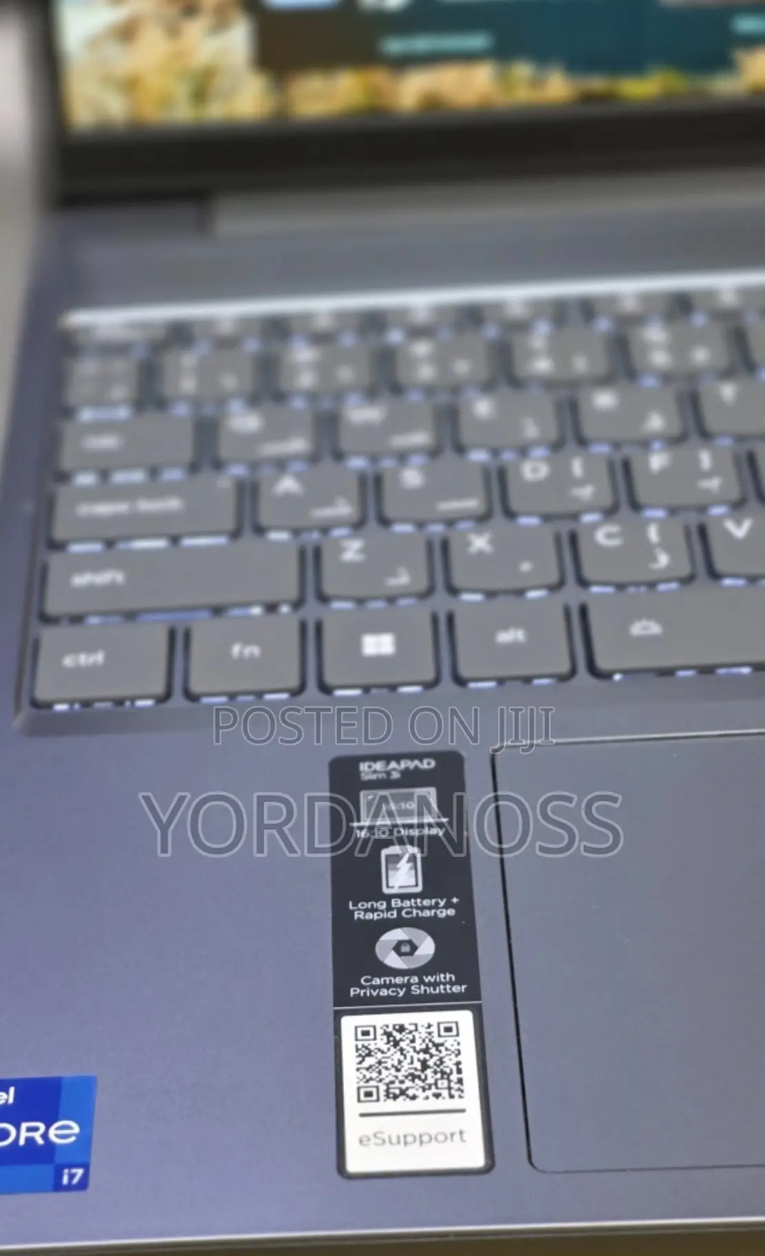 New Laptop Lenovo Ideapad 3 16GB Intel Core i7 SSD 512GB