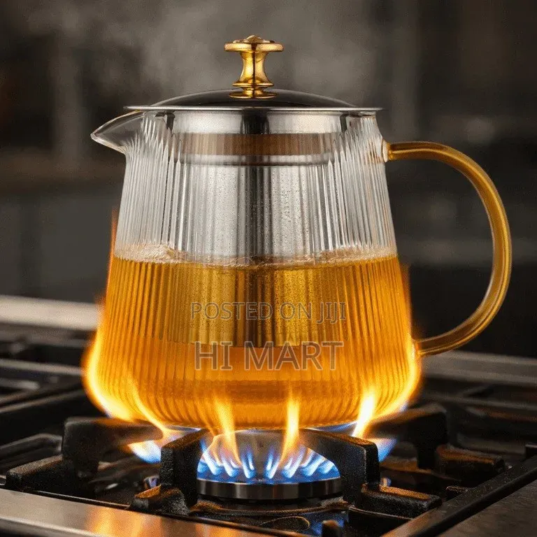 750ml Capacity Kitchen Glass Tea Pot