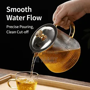 750ml Capacity Kitchen Glass Tea Pot