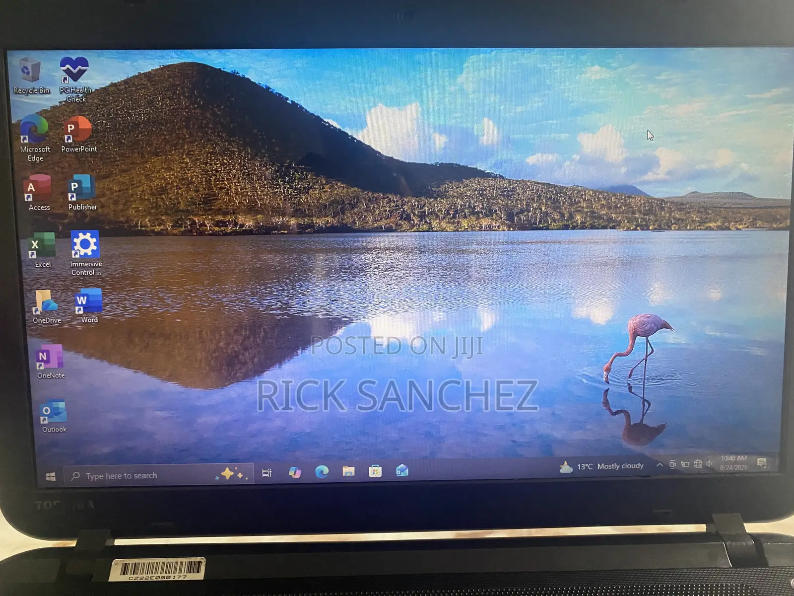 Laptop Toshiba Satellite C55 4GB Intel Celeron HDD 320GB