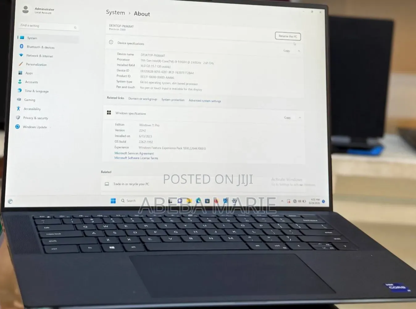New Laptop Dell Precision 5560 16GB Intel Core i9 SSD 512GB
