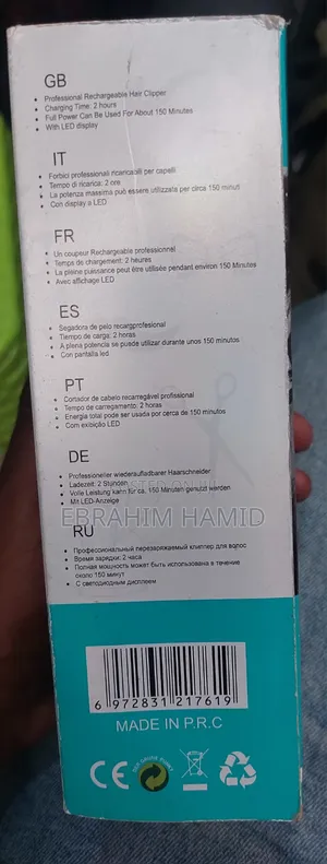 Daling Professional Hair Clipper
