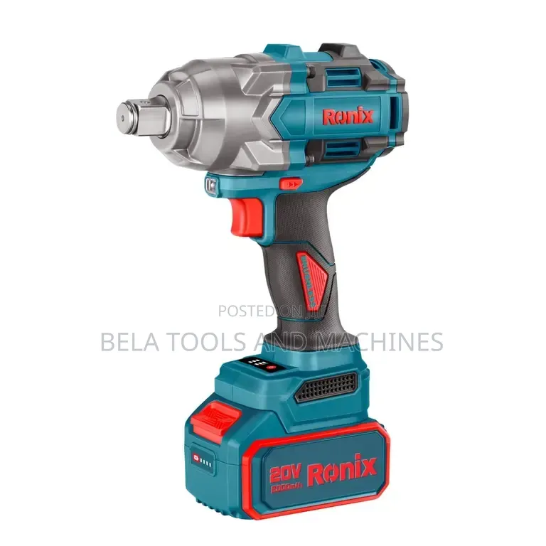Ronix Big 1000n.m 20V Brushless Cordless Impact Wrench ጐማ መፍቻ