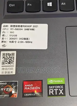 New Laptop Lenovo Legion 5 16GB AMD Ryzen 7 SSD 512GB