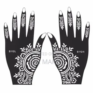 4pcs Modern Hand Tattoo Stencil