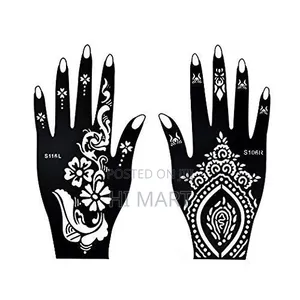4pcs Modern Hand Tattoo Stencil