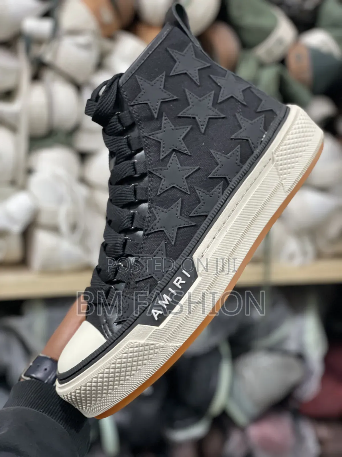 The Bold Amiri High-Top Sneakers