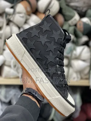 The Bold Amiri High-Top Sneakers