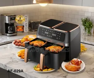 Chenrui 2-in-1 Digital Air Fryer With Double Drawers.