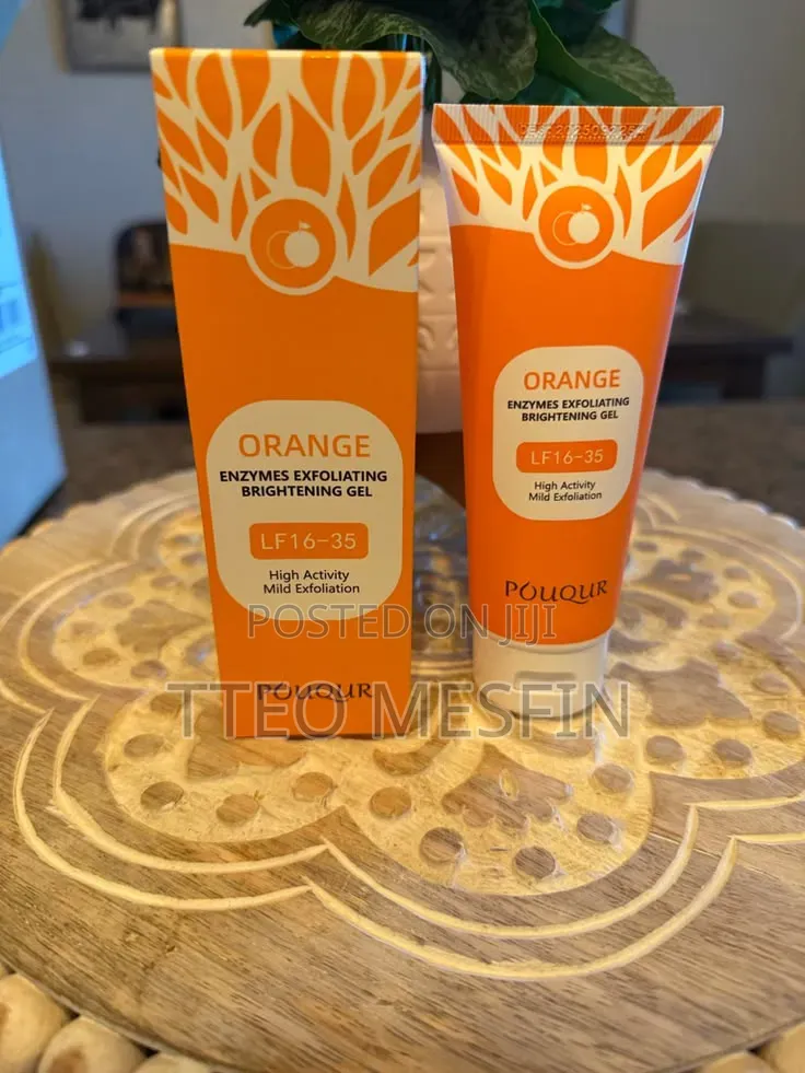 ሠውነት ማቅያ ጄል,Orange Enzymes Exfoliating Brightening Gel