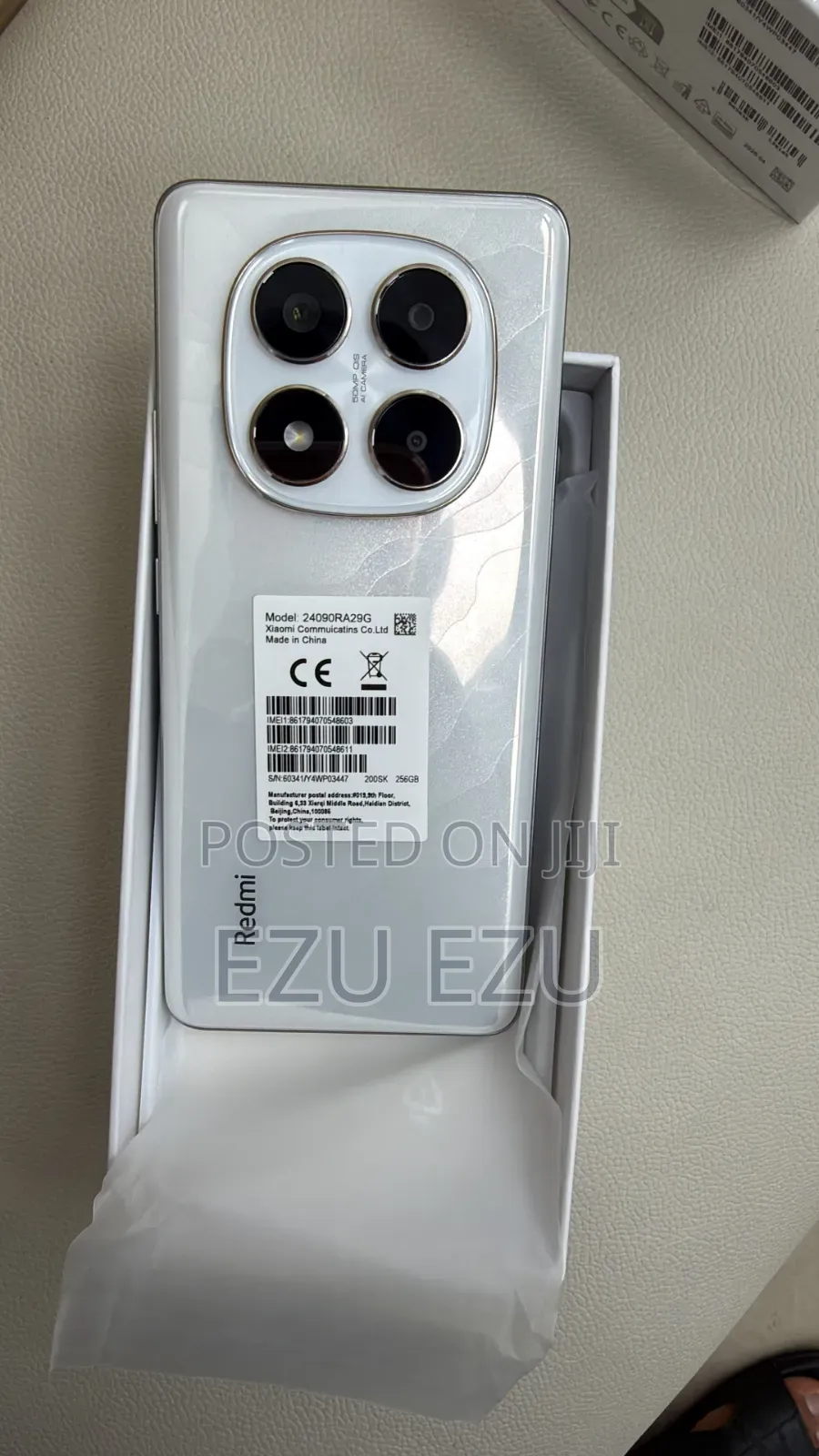 New Xiaomi Redmi Note 14 Pro+ 256 GB White