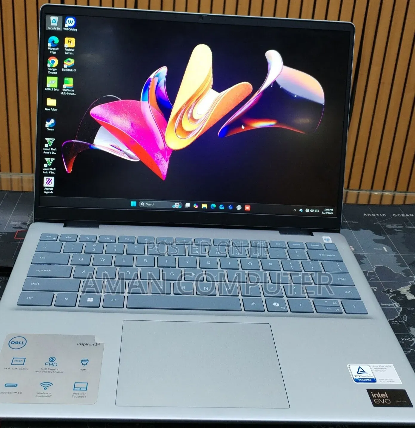 New Laptop Dell Inspiron 14 7440 16GB Intel Core Ultra 7 SSD 1T