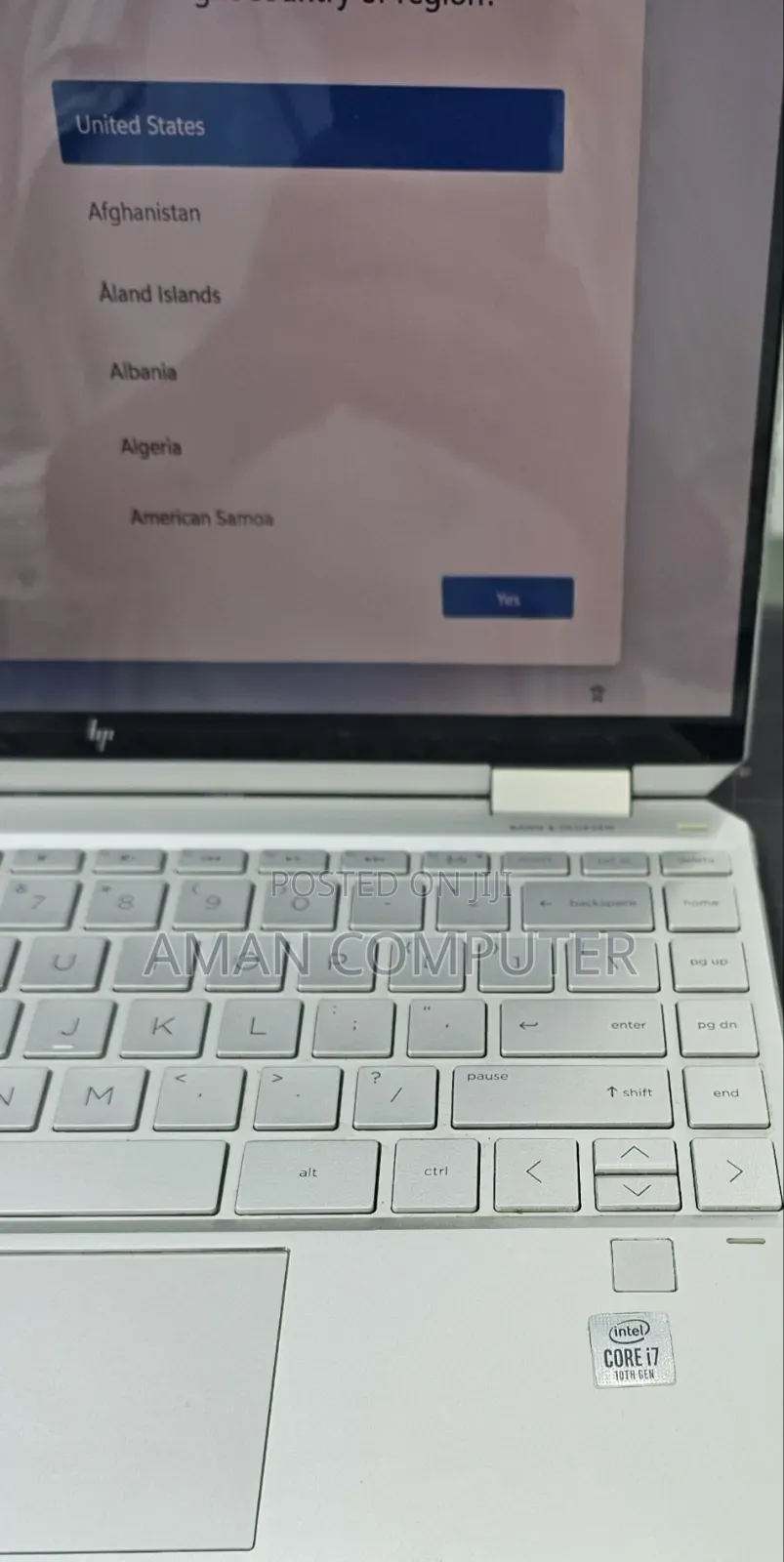 New Laptop HP Spectre 8GB Intel Core i7 SSD 512GB