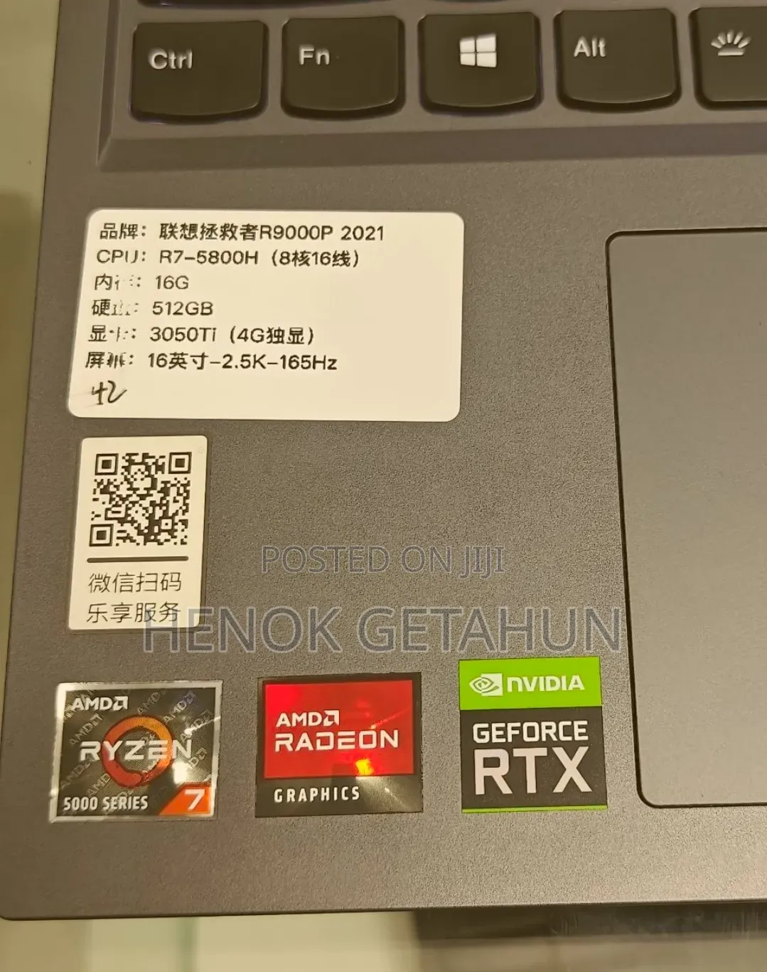 New Laptop Lenovo Legion 5 16GB AMD Ryzen 7 SSD 512GB