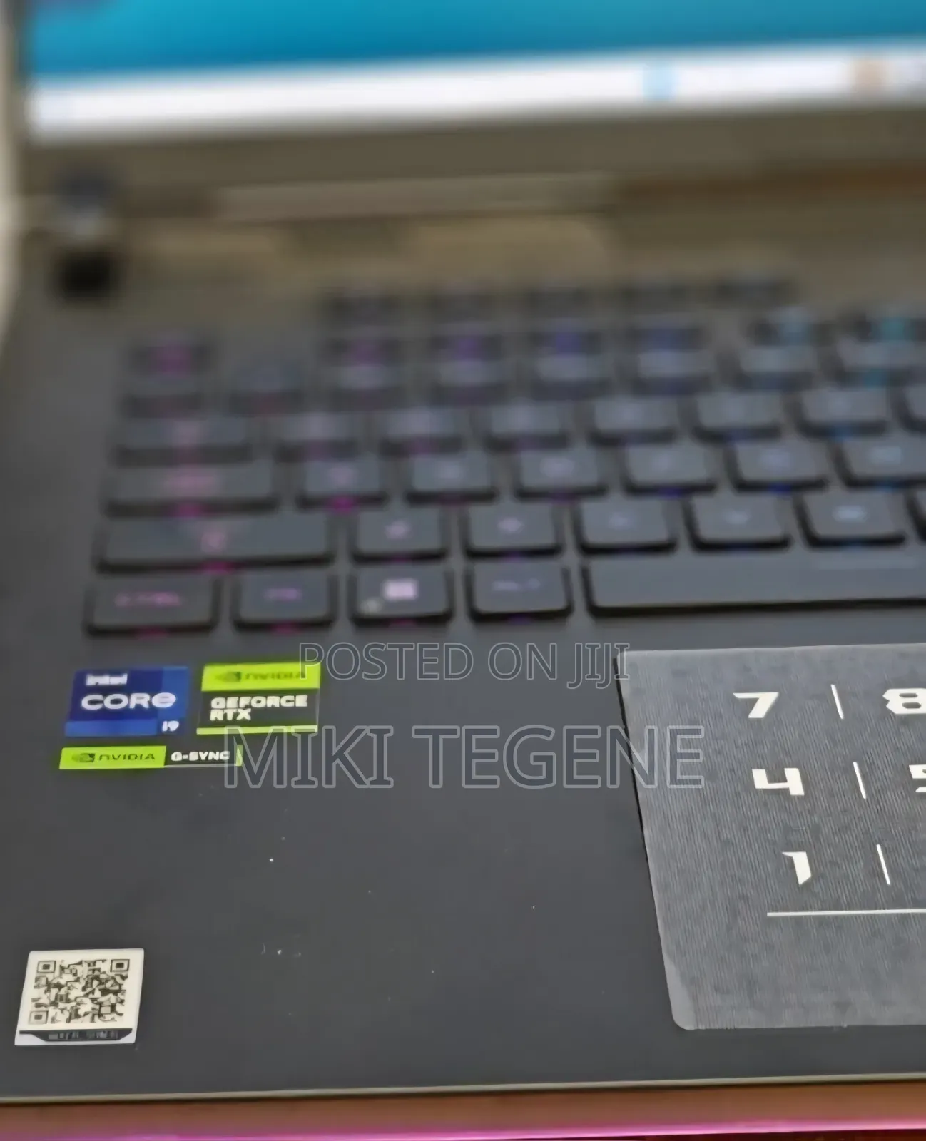 New Laptop Asus ROG Strix G15 16GB Intel Core i7 SSD 1T