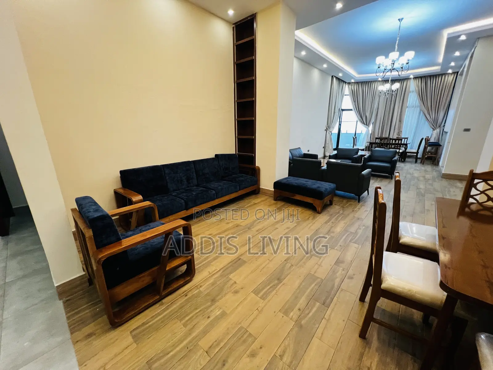 Furnished 4bdrm Apartment in Bole for rent