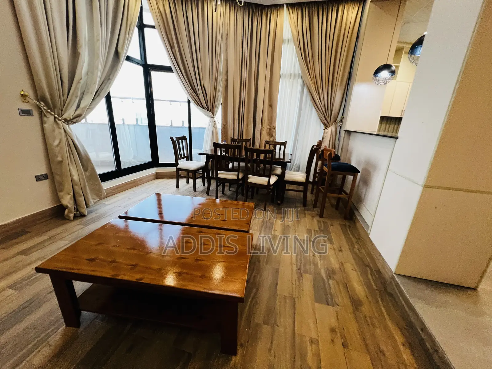 Furnished 4bdrm Apartment in Bole for rent
