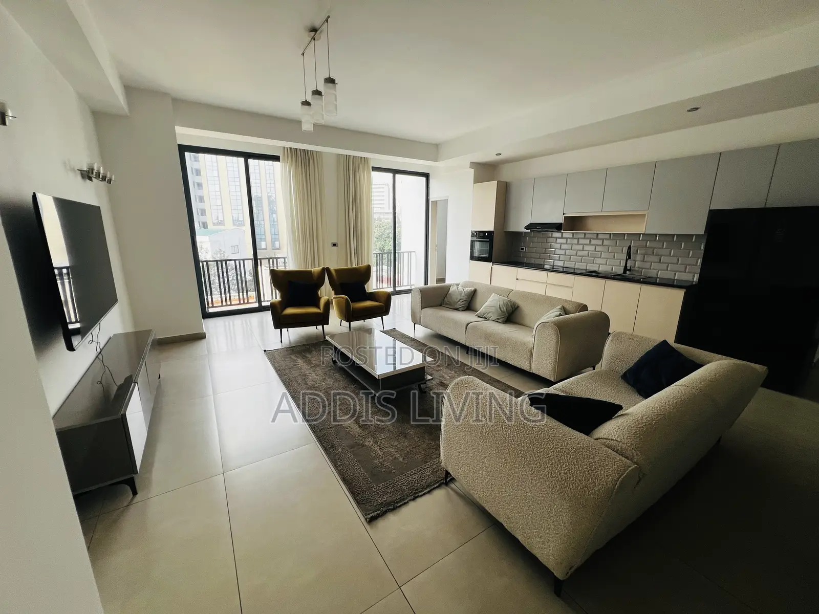 Furnished 3bdrm Apartment in Bole for rent
