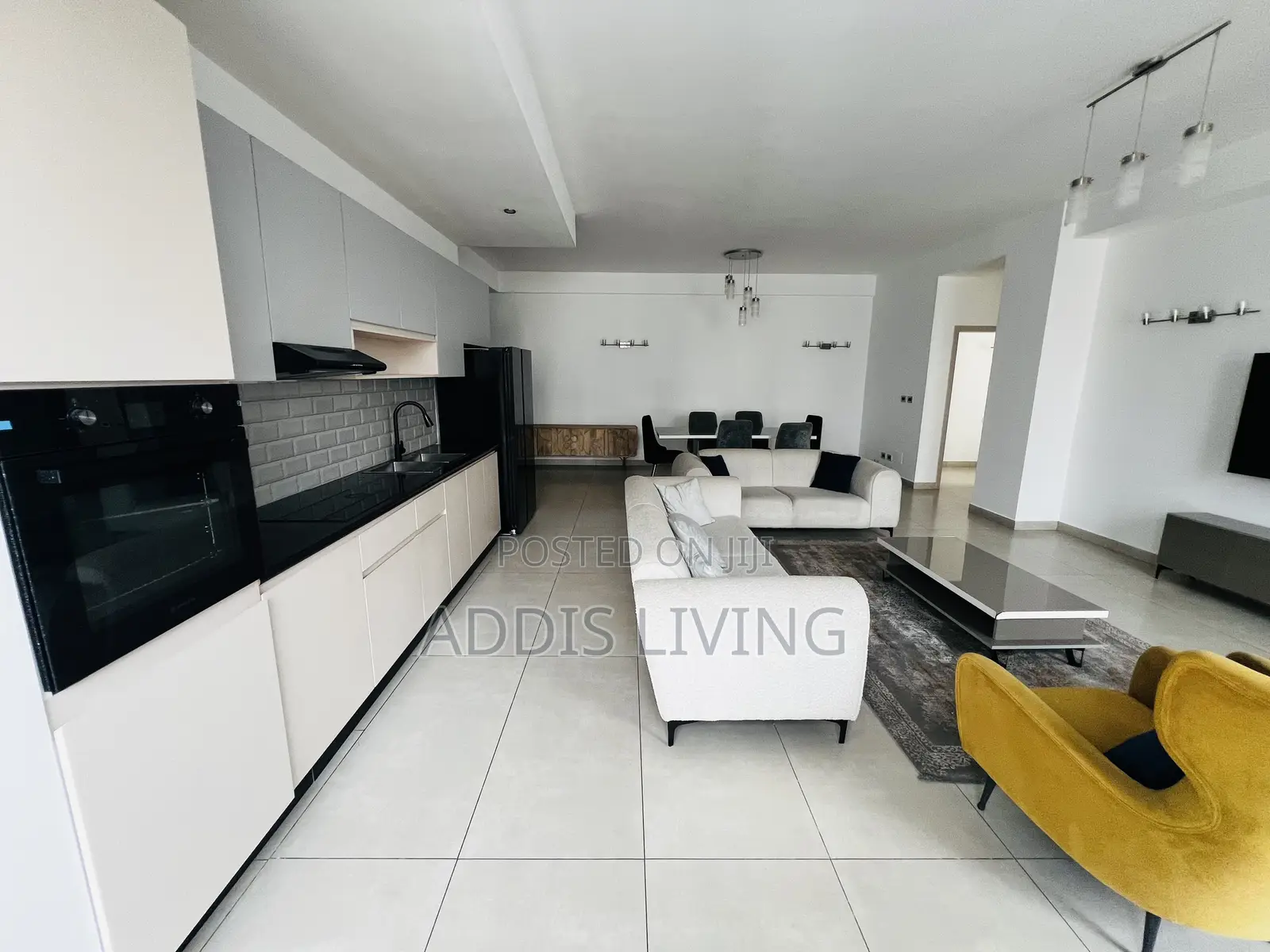 Furnished 3bdrm Apartment in Bole for rent