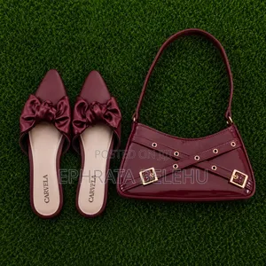 Flat Shoes and Handbag