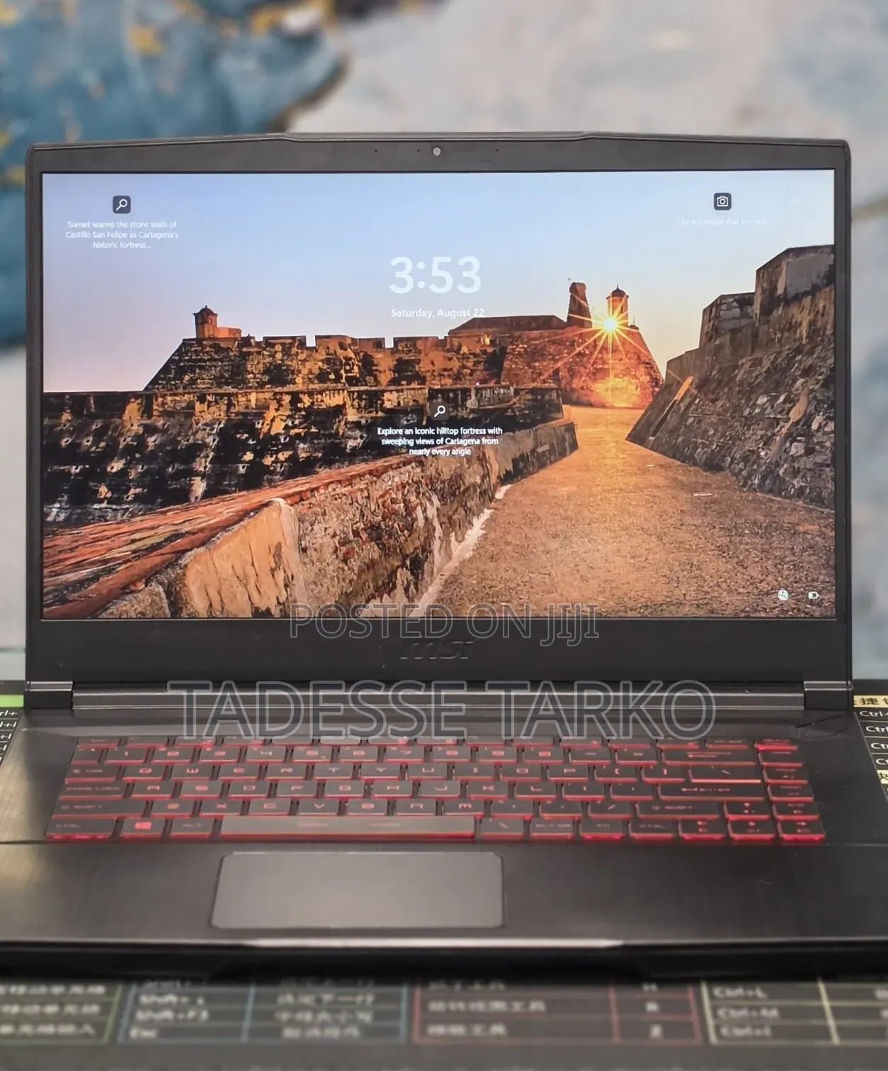 New Laptop MSI GF63 16GB Intel Core i5 SSD 512GB