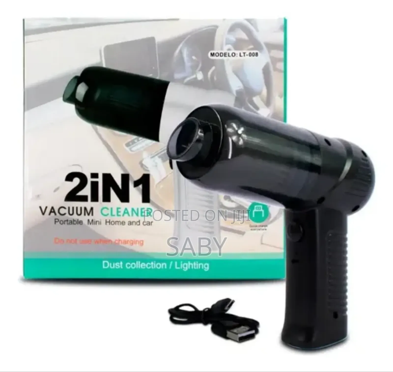 2 in 1 Portable Vacuum Cleaner