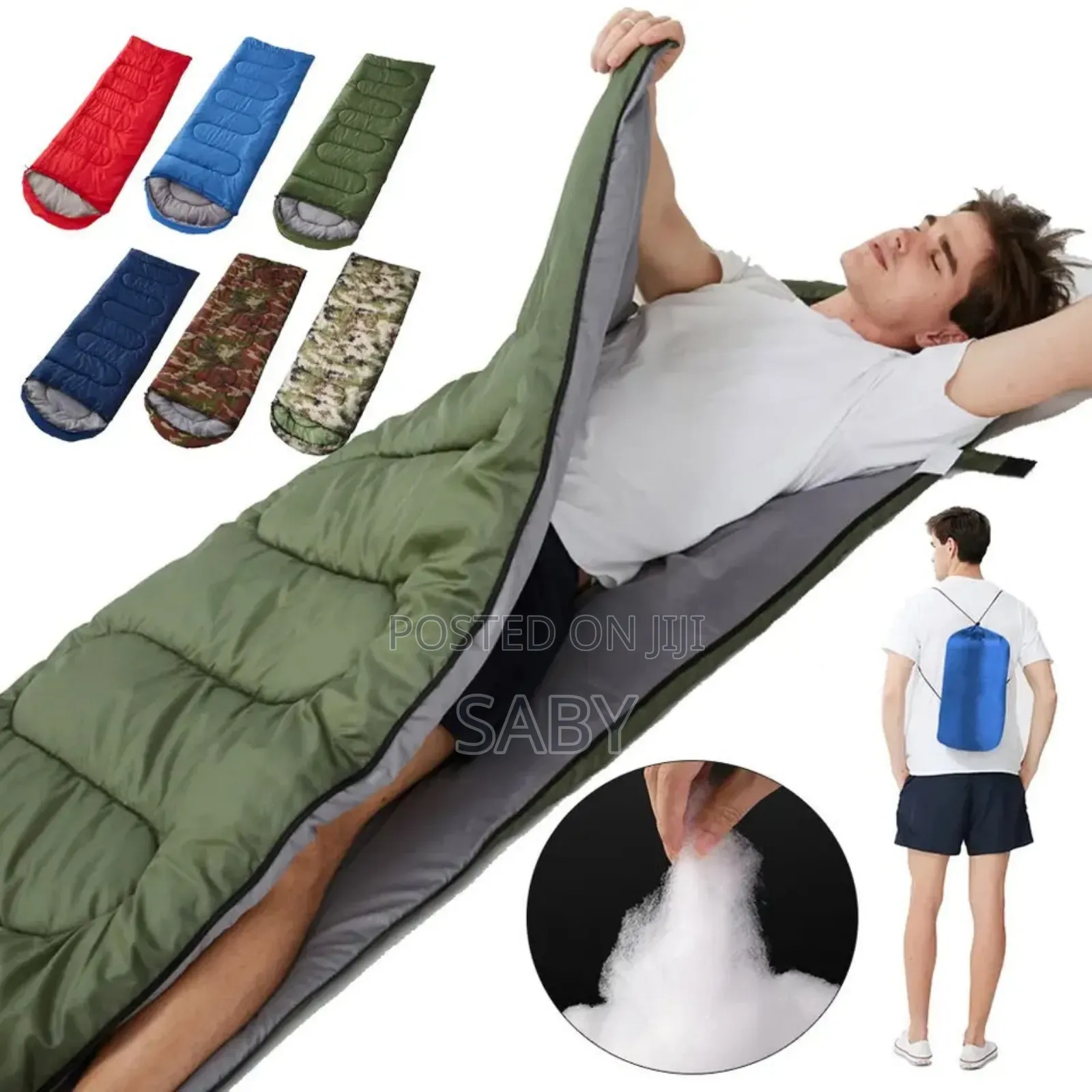  Comfort Outdoor Hooded Sleeping Bag