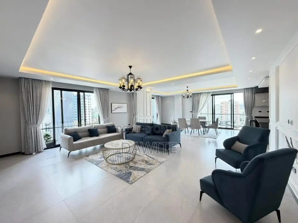 Furnished 4bdrm Apartment in የግል, Bole for sale