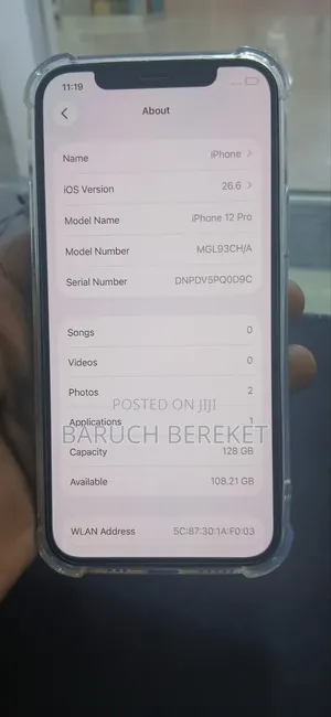 New Apple iPhone 12 Pro 128 GB Gray